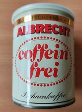 Vintage Dose Aldi Albrecht coffein frei Bohnenkaffee 80er Jahre Deutschland