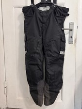 Motorradhose mit Hosenträgern Pharao Adventure Line Gr. XXL Kurz Schwarz
