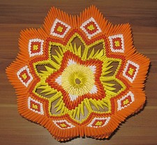 3D Origami Vase Handarbeit