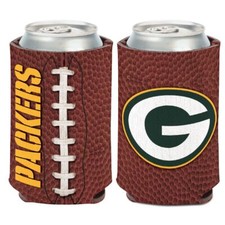 Green Bay Packers Neopren Flaschen-/Dosenkühler American Football Braun