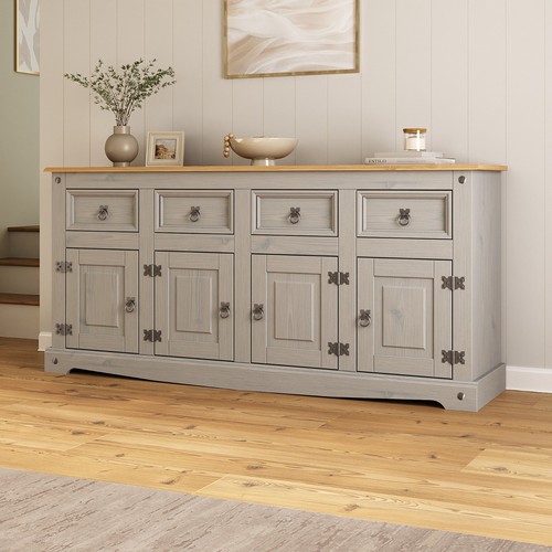 Sideboard corona grau - sideboard, 4-türig