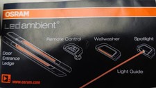 ODRAM LED AMBIENT wall washer spotlight door entrance remote controll 