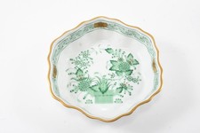 Q28S17- Herend Porzellan Schälchen Apponyi grün mit Goldrand 