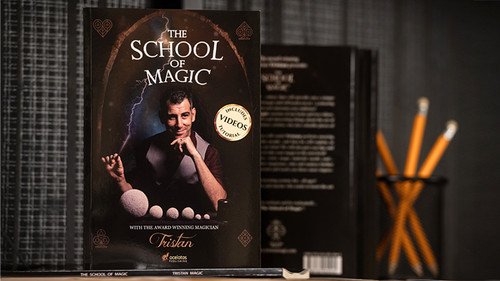 School magic book with - (book,