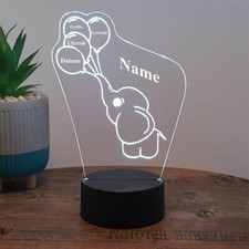 LED Lampe - Geburt - Elefant