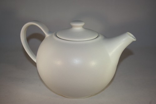 Teekanne liter weiss matt - teekanne, 2