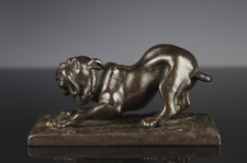 Berliner Eisen Molosserhund um 1840 Florentiner Wolfshund Eisenguss