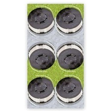 6 Ersatzfadenspulen Spulen Trimmer Aldi Gardenline Einhell KingCraft TopCraft 