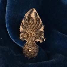 Selten Abzeichen Bestickt Purl