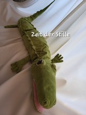 IKEA FABLER KROKODIL Stofftier Kuscheltier Plüschtier Grün 170 cm *