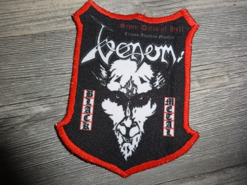 Venom shape patch - venom, metal