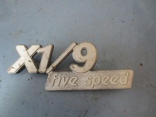 Fiat, Bertone, X 1 9, X 1-9, X1/9, X19,  Schriftzug    "1500 Five Speed" 