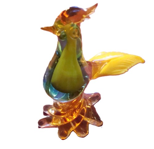Murano glas figur fasan - figur,