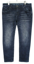 Camp David Herrenjeans W38/L34 Blau Denim Whiskers Neu Zip Fly Regular Fit