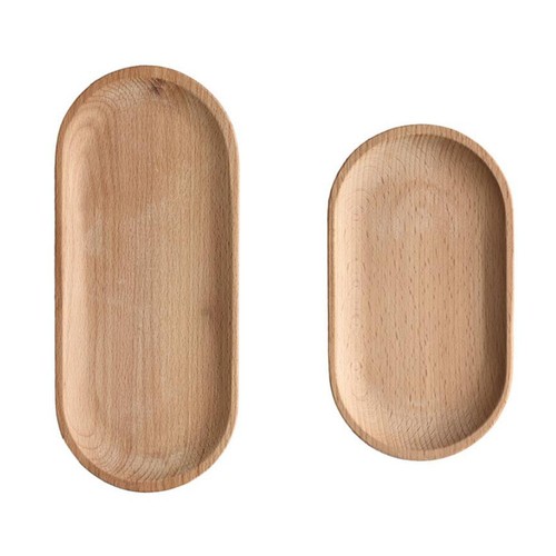 Ovale holzplatte servierschale - holzplatte,