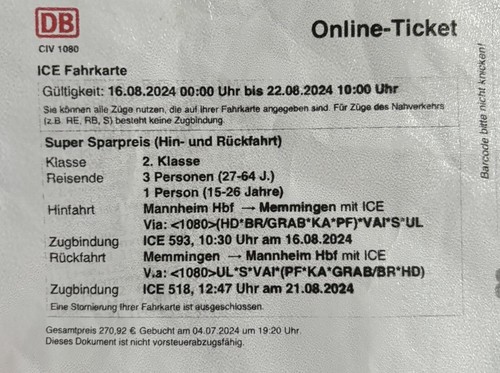 Tickets mannheim memmingen - tickets,