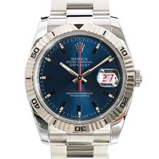 ROLEX Turn-O-Graph 116264 blau Gehäusegröße 36 mm gebrauchte Herrenuhr #111318