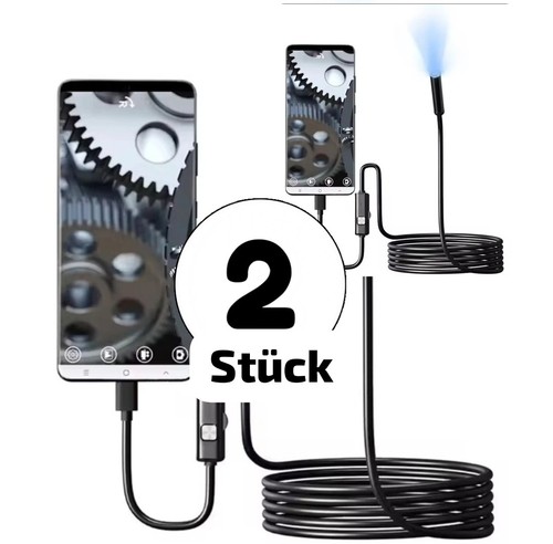 Endoskopkamera usb typc 7mm - 2x,