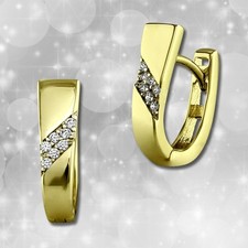 Creolen Trapez Zirkonia 333er