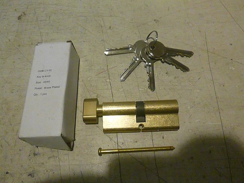 Euro messing zylinder - messing,