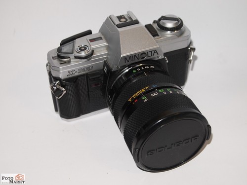 Set minolta 300 - slr, kamera