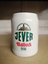 Jever Bierkrug Seidel Keramik Stein Rarität 0,5 l Maibock 1990