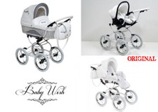 Rot Weidenkorb,Babywagen Baby