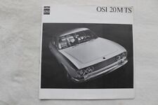 32B 505 OSI 20 M TS Ford Osi Turin Italia Großformat Prospekt Brochure