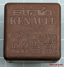 Renault Twingo Clio Laguna Relais Bitron 7700810929, 12 V, 25A, braun, 4-pin