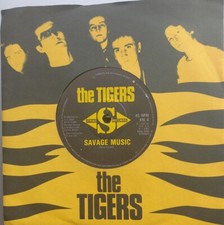THE TIGERS - SAVAGE MUSIC / ICE COLD IN FULHAM 7" Single Unplayed KIK 4