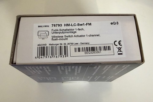 Homematic sw1 fm - homematic, hm-lc-sw1-fm