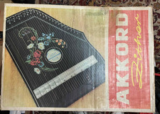 Musima Akkord-Zither – 5 Akkorde – gebraucht & beschädigt