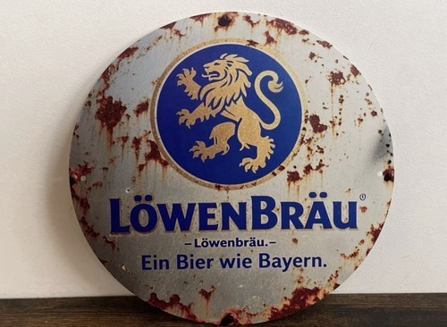 Löwenbräu bier blechschild - lÖwenbrÄu,