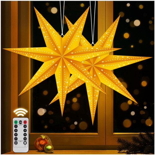 Weihnachtsstern beleuchtet - beleuchtet, 60