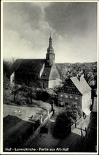 Ak Hof an der Saale Oberfranken Bayern, Lorenzkirche - 4943714