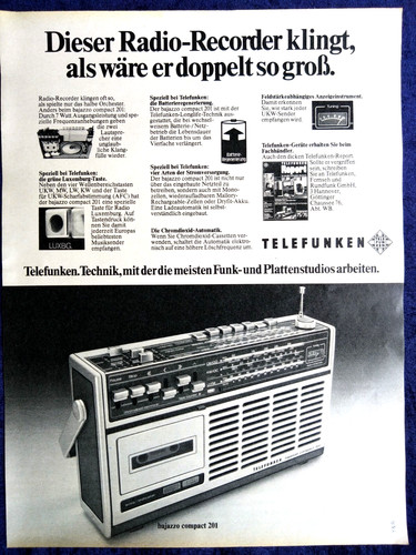 Telefunken radio recorder - telefunken, radio-recorder