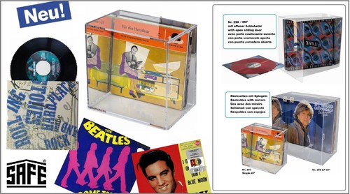 Schallplatten-Acryl-Vitrinen-S