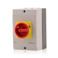 Hauptschalter 40A 3-polig im Gehäuse, Reparaturschalter JS3P40A-G