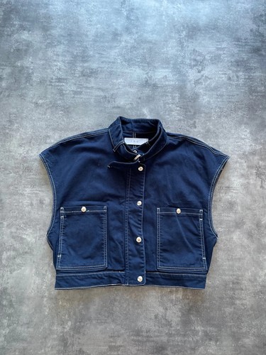 Iro baumwolljacke indigoblau - baumwolljacke,
