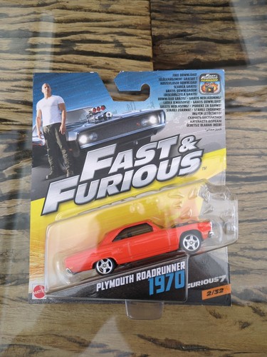 Mattel fast furious 1 - mattel, 1/55