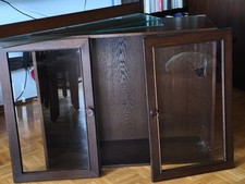 Omnia Eiche Regalwand Glasschrank Unterteil Stand- u. Querriegel Schrankelemente