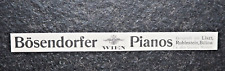 Bösendorfer Pianos , Wien , alte Reklame , 1906 , (A41)