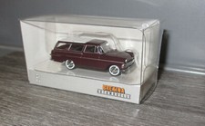 Brekina  20138 Opel P2, Kombi , Caravan, dunkelrot/weiß   H1597