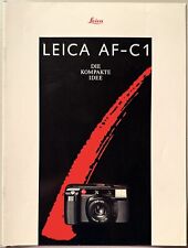 LEITZ LEICA Broschüre    LEICA AF-C1   1989