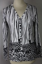 Damen Twinset Top+Jacke Jersey