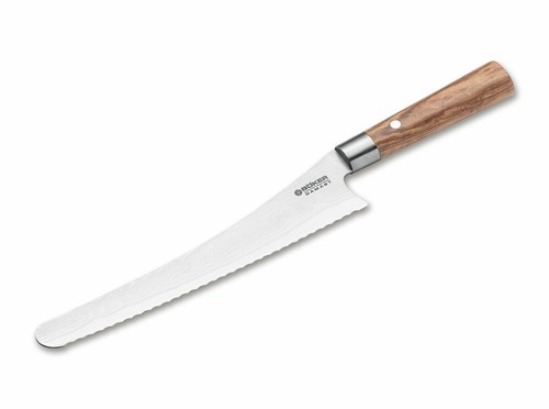Böker damast olive brotmesser - damast,