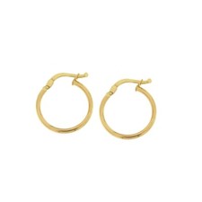 Creolen Ohrringe Gelbgold 18