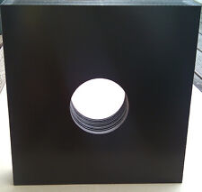 10x Vinyl Cover SLEEVE *DICK / Doppelloch Black Leerhüllen Hüllen Schallplatten