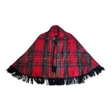 60er Jahre Woll Cape Mohair