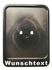 1 St Kennzeichenhalter Schwarz